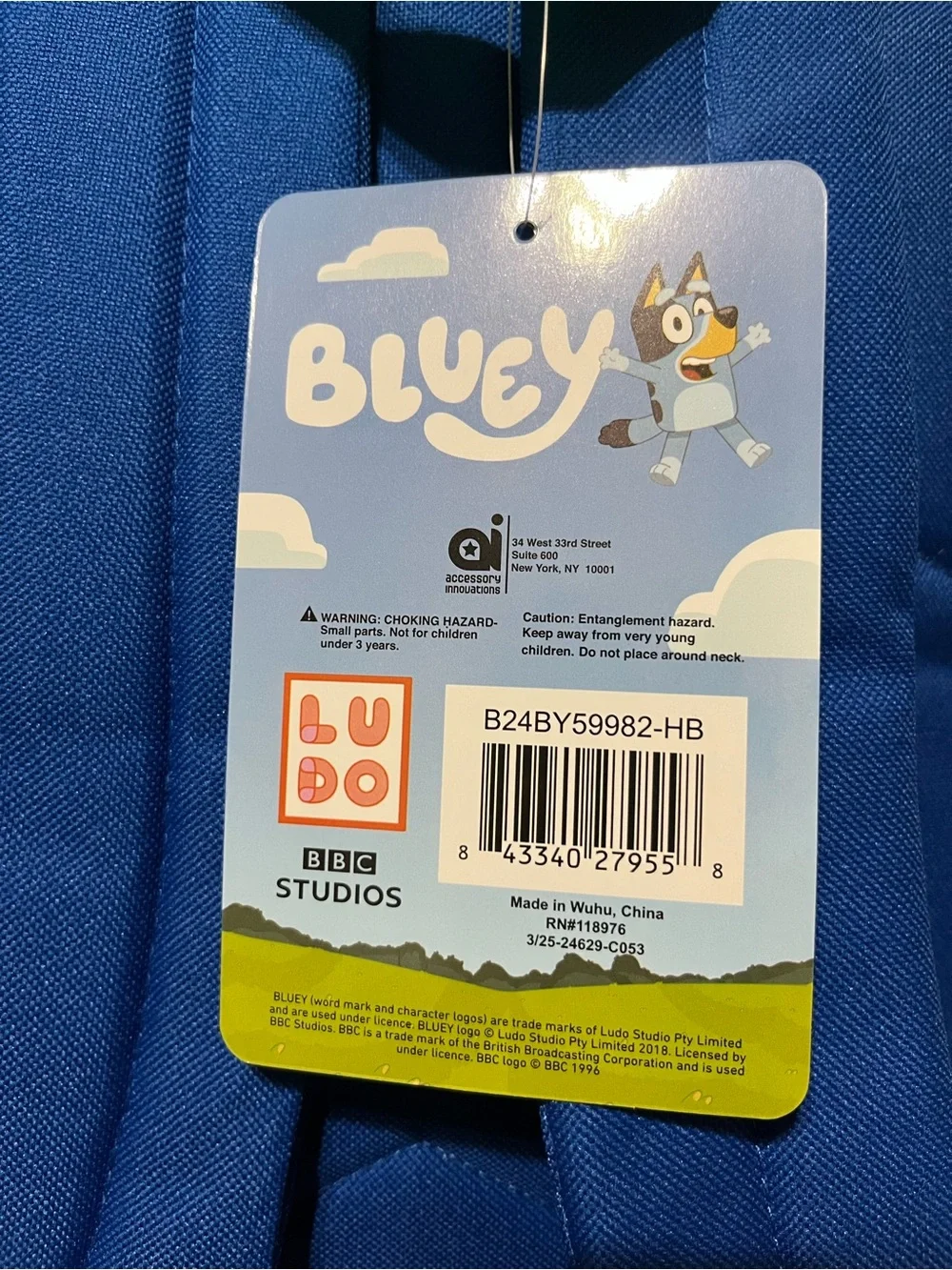 Bluey Backpack 5 piece Bundle